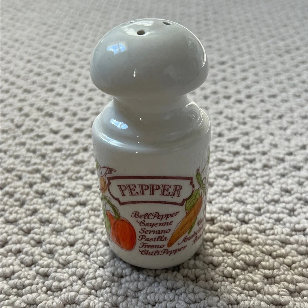 Ceramic Avon 1980 Salt and Pepper Shaker Set
